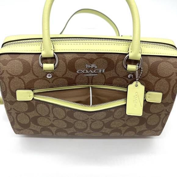 Coach Rowan Satchel Crossbody Bag - Picture 8 of 10